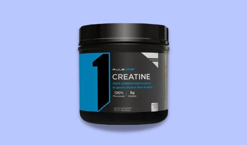 Creatine with colored background
