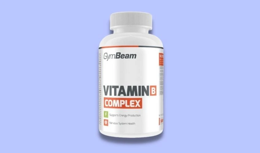 Vitamin B-Complex with colored background