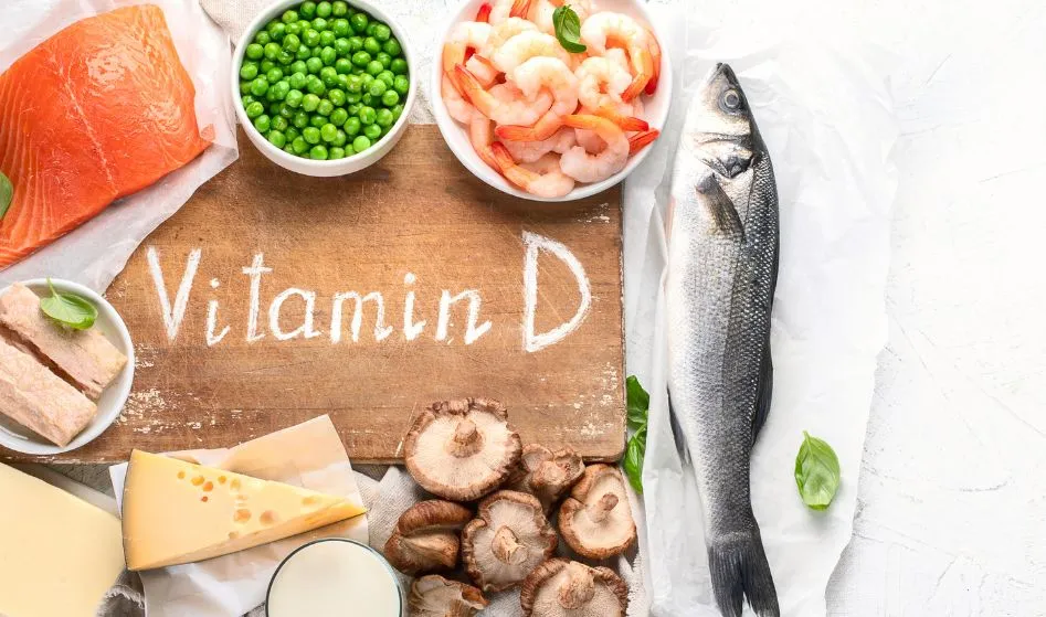 Foods rich in natural vitamin D.