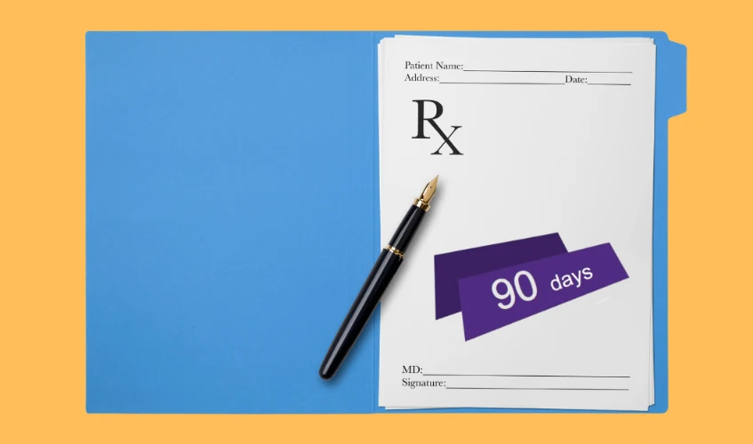90 Days prescriptions document