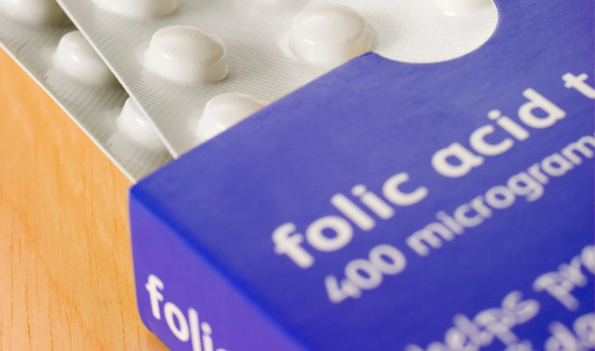 Folic acid 400 microgram supplement