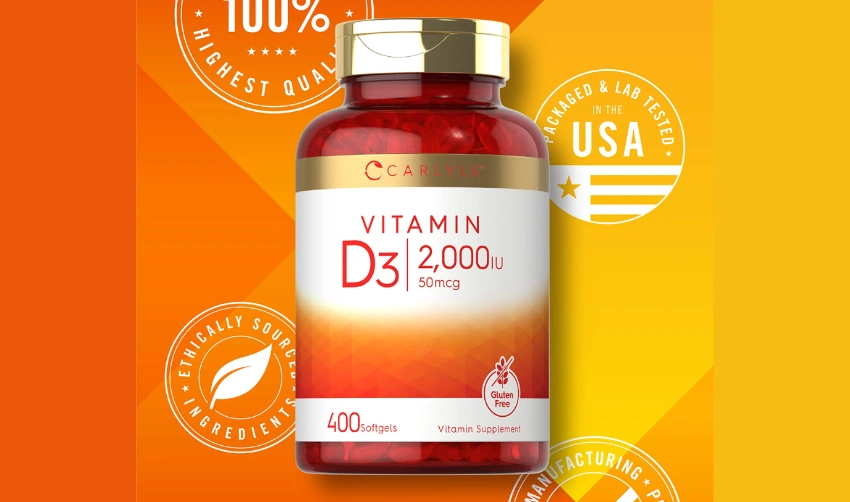 Carlyle Vitamin D3, 2000 IU