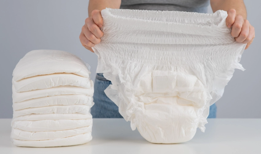 Women Natural Cotton Elderly Incontinence Pants Underwear Washable Female Adult  Cloth Diaper Lady Leak Proof Breathable Reusable