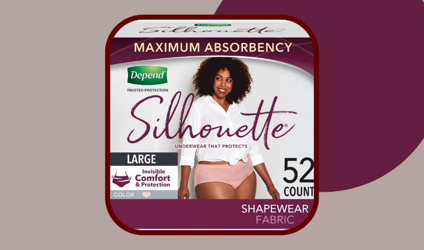 Silhouette incontinence underwear for women